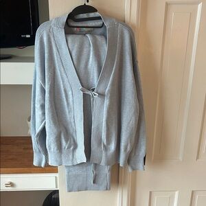 NWOT Free People Solar cardigan and pants set